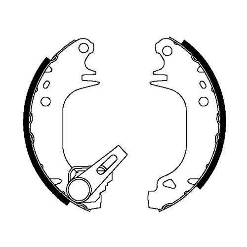 TEXTAR Bremsbackensatz 91038202