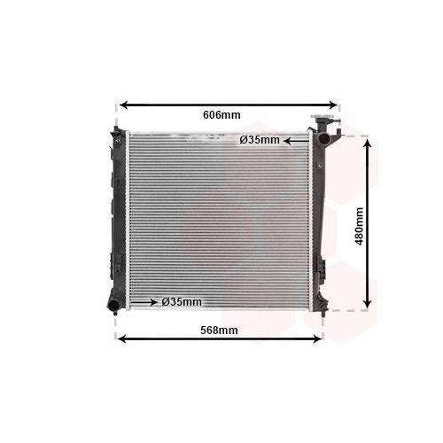 VAN WEZEL K&uuml;hler, Motork&uuml;hlung 82002284