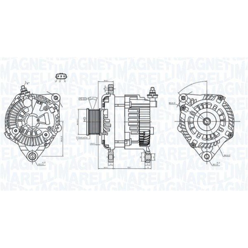 MAGNETI MARELLI Generator 063731946010