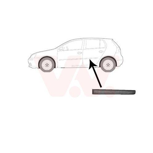 VAN WEZEL Zier-/Schutzleiste, T&uuml;r 5894405