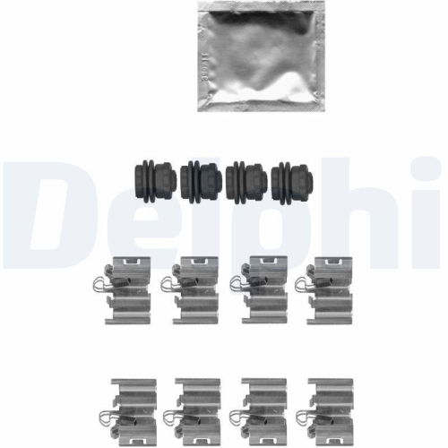 DELPHI Zubeh&ouml;rsatz, Scheibenbremsbelag LX0668