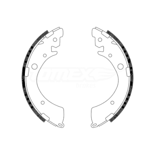 TOMEX Brakes Bremsbackensatz TX 22-40