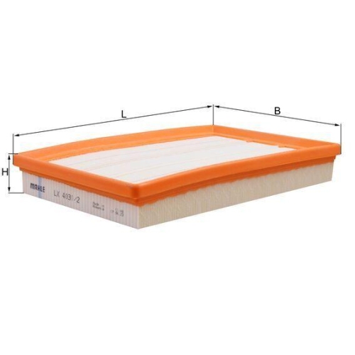 MAHLE Luftfilter LX 4031/2