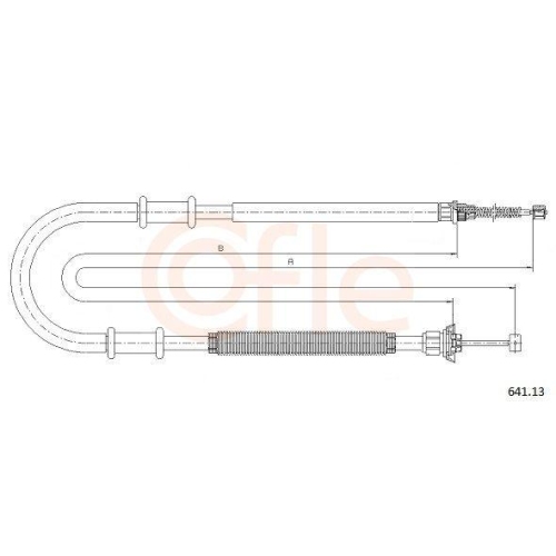 COFLE Seilzug, Feststellbremse 641.13