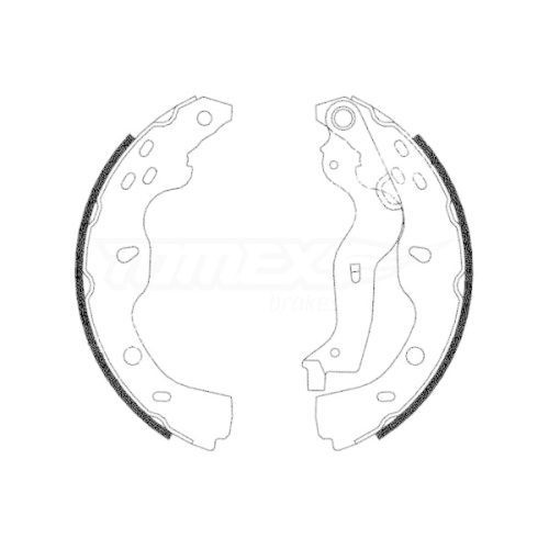 TOMEX Brakes Bremsbackensatz TX 22-38