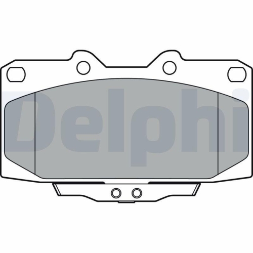 DELPHI Bremsbelagsatz, Scheibenbremse LP3409
