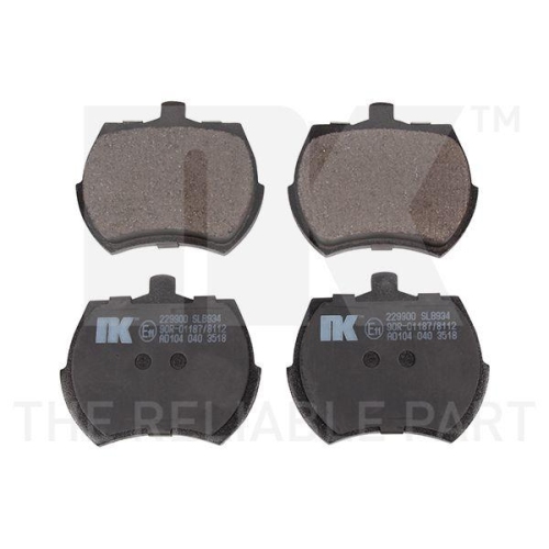 NK Bremsbelagsatz, Scheibenbremse 229900