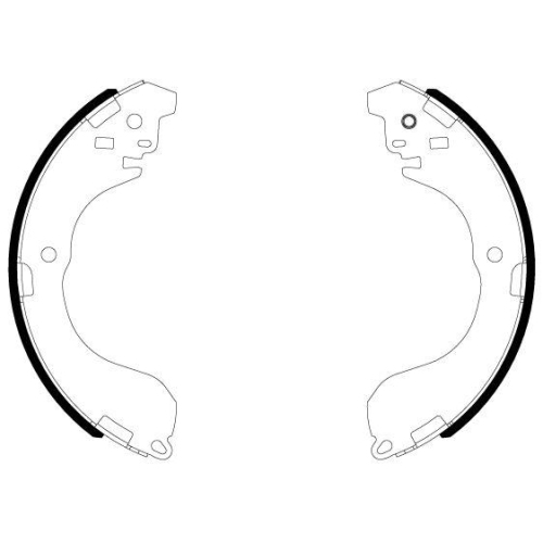 TEXTAR Bremsbackensatz 91085800