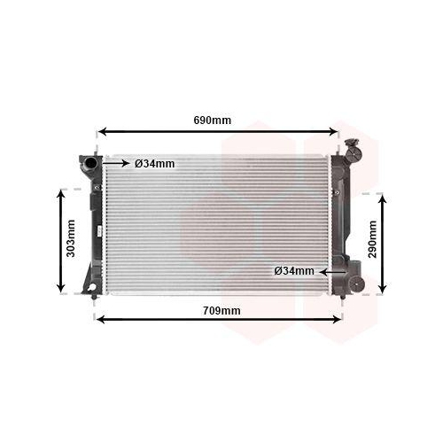 VAN WEZEL K&uuml;hler, Motork&uuml;hlung 53002332