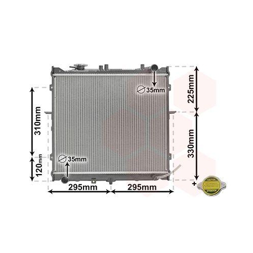 VAN WEZEL K&uuml;hler, Motork&uuml;hlung *** IR PLUS *** 83002022