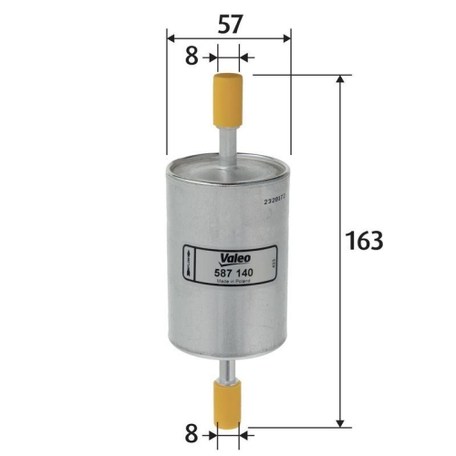 VALEO Kraftstofffilter 587140