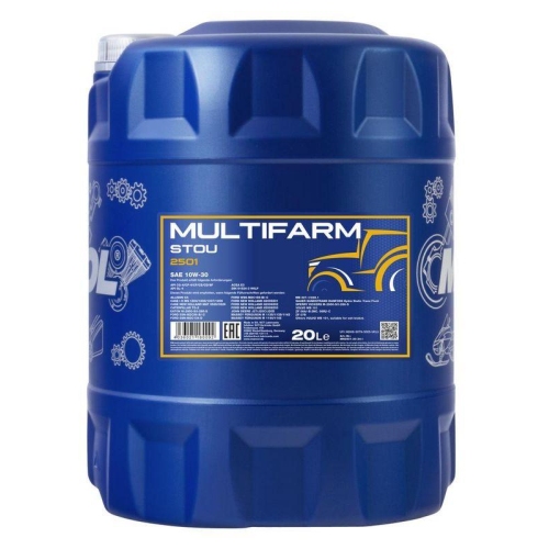 Motor&ouml;l Motoren&ouml;l Mannol Multifarm STOU 10W-30 20 Liter Kanister MN2501-20