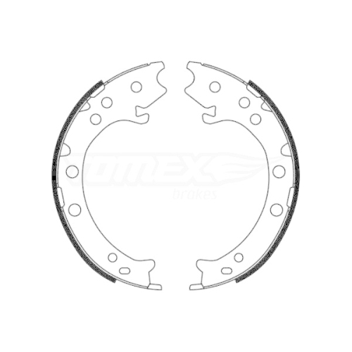 TOMEX Brakes Bremsbackensatz TX 22-52
