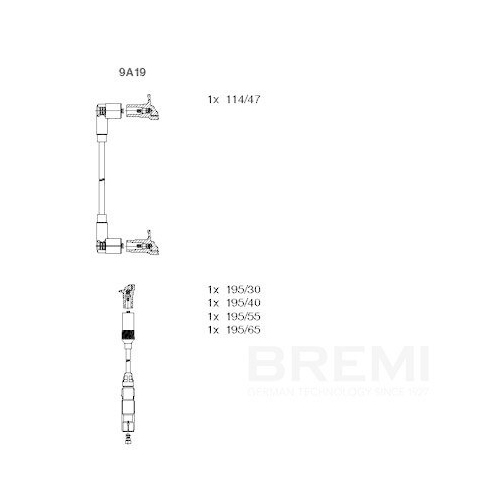 BREMI Z&uuml;ndleitungssatz 9A19