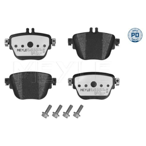 MEYLE Bremsbelagsatz, Scheibenbremse MEYLE-PD: Advanced performance and design. 025 227 9217/PD