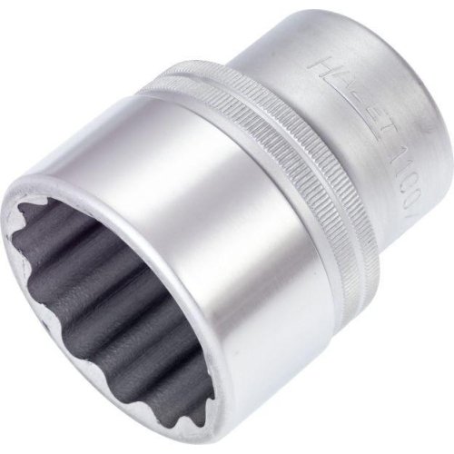 HAZET Steckschl&uuml;sseleinsatz 1 Zoll 4k. hohl Au&szlig;en Doppel-6k. SW 46 mm 1100Z-46