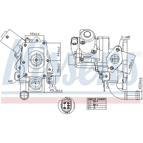 NISSENS AGR-Ventil 98514