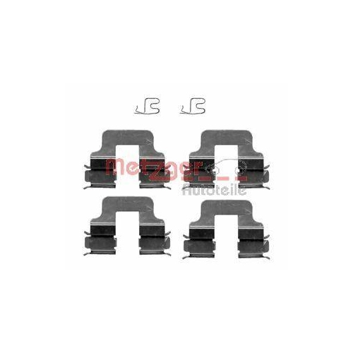 METZGER AUTOTEILE Zubehörsatz, Scheibenbremsbelag GREENPARTS 109-1245