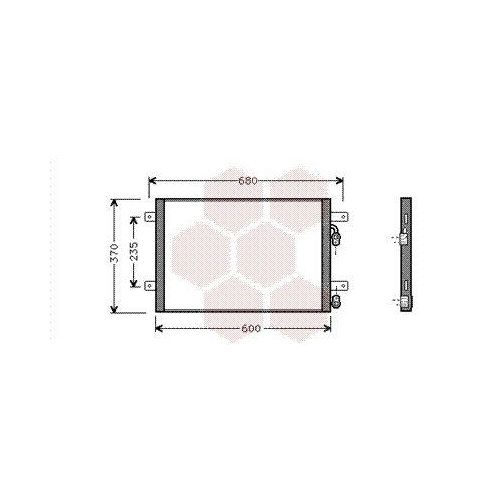 VAN WEZEL Kondensator, Klimaanlage 58005153