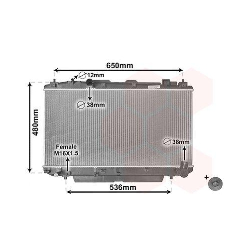 VAN WEZEL K&uuml;hler, Motork&uuml;hlung *** IR PLUS *** 53002348