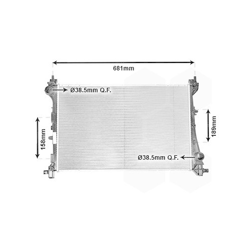 VAN WEZEL K&uuml;hler, Motork&uuml;hlung 17002420