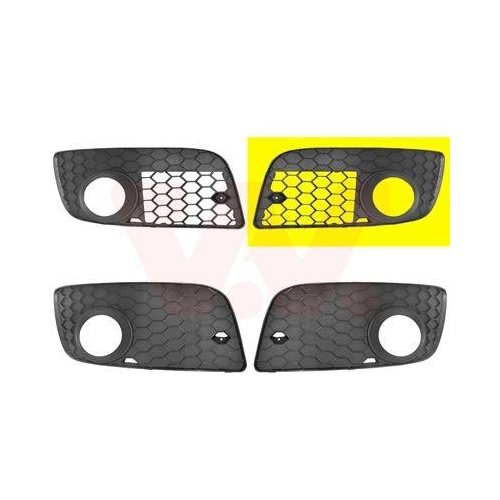 VAN WEZEL L&uuml;ftungsgitter, Sto&szlig;f&auml;nger 5893591