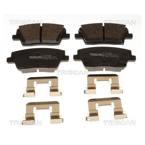 TRISCAN Bremsbelagsatz, Scheibenbremse 8110 43084