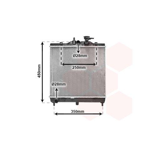 VAN WEZEL K&uuml;hler, Motork&uuml;hlung 83002063