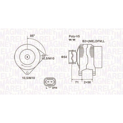 MAGNETI MARELLI Generator 063731973010