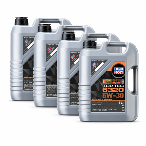 Motor&ouml;l Motoren&ouml;l LIQUI MOLY Top Tec 6320 5W-30 - 20 Liter 20L 23158
