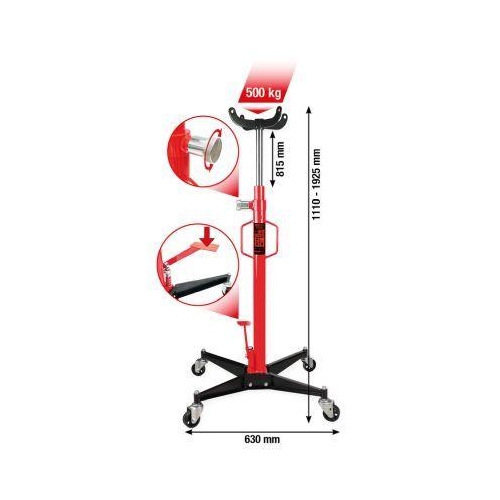 performance Hydraulischer Getriebeheber, 500 kg KS TOOLS 160.1270