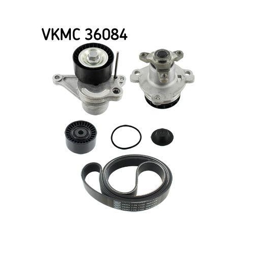 SKF Wasserpumpe + Keilrippenriemensatz