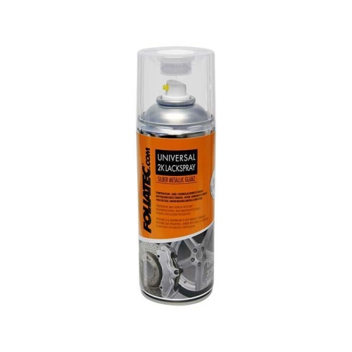 Foliatec Universal 2K Lackspray 400 ml Silber metalic gl&auml;nzend Bremssattel 2137