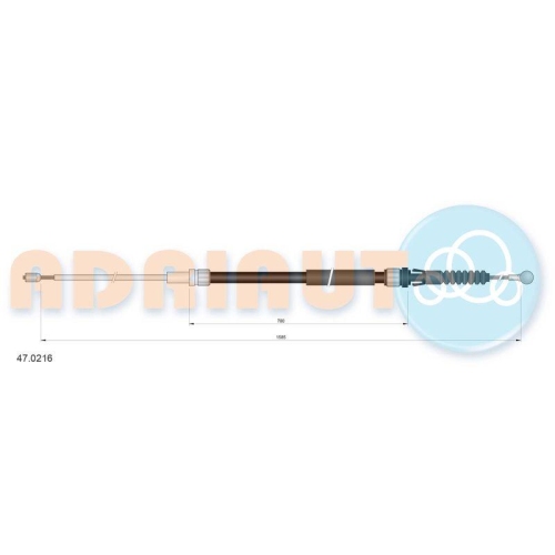 ADRIAUTO Seilzug, Feststellbremse 47.0216