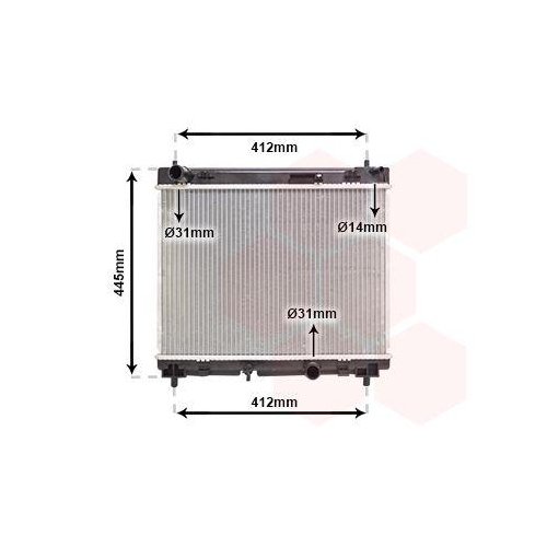 VAN WEZEL K&uuml;hler, Motork&uuml;hlung 53002358