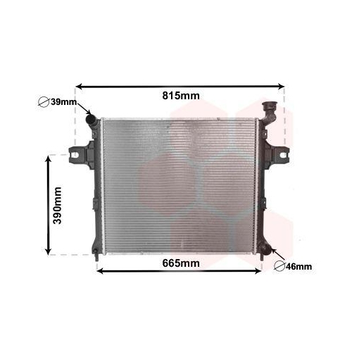 VAN WEZEL K&uuml;hler, Motork&uuml;hlung 21002058