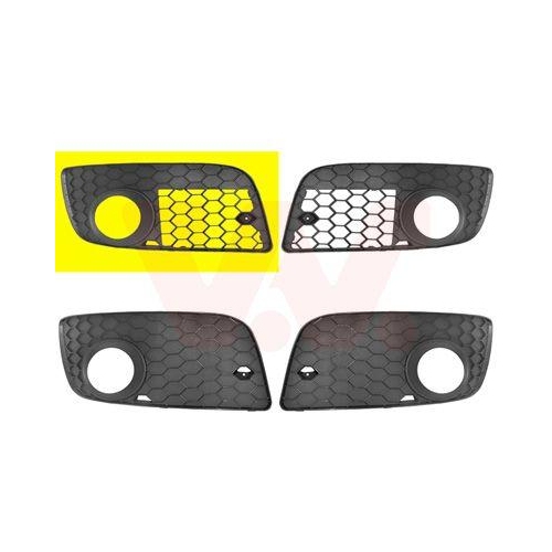 VAN WEZEL L&uuml;ftungsgitter, Sto&szlig;f&auml;nger 5893592