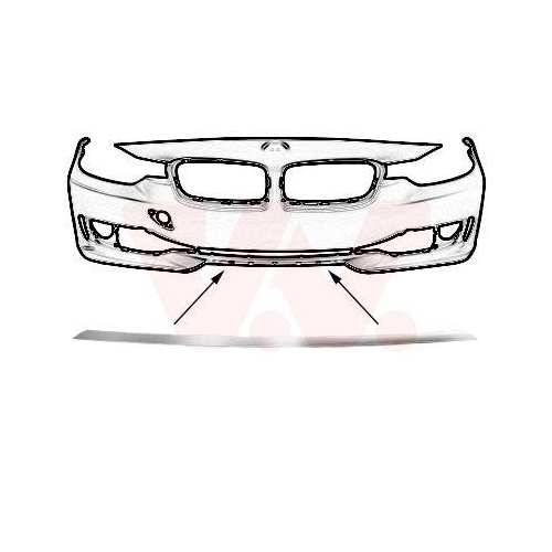 VAN WEZEL Zier-/Schutzleiste, K&uuml;hlergitter ** Equipart ** 0670481