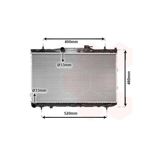 VAN WEZEL K&uuml;hler, Motork&uuml;hlung 83002074