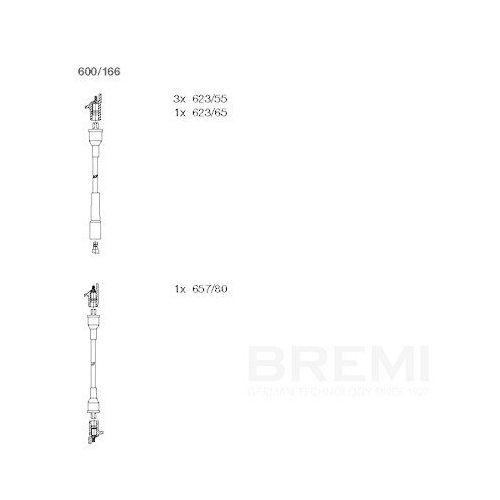 BREMI Z&uuml;ndleitungssatz 600/166
