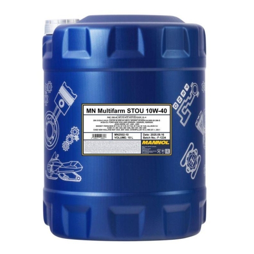Motor&ouml;l Motoren&ouml;l Mannol Multifarm STOU 10W-40 10 Liter Kanister MN2502-10