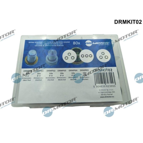 Dr.Motor Automotive Dichtring, &Ouml;lablassschraube DRMKIT02