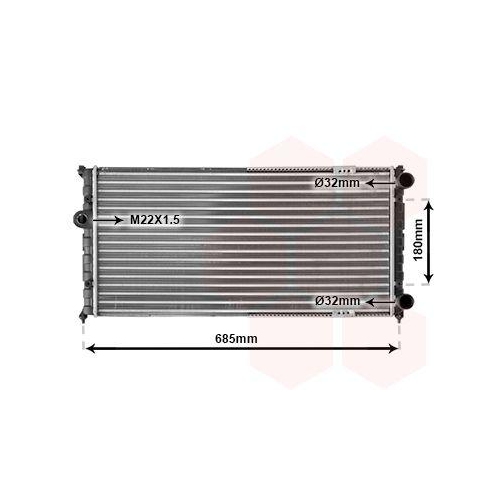 VAN WEZEL Kühler, Motorkühlung 49002021