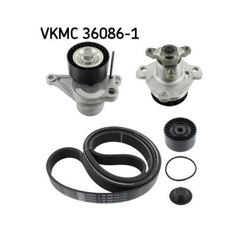 SKF Wasserpumpe + Keilrippenriemensatz