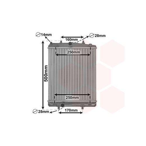 VAN WEZEL K&uuml;hler, Motork&uuml;hlung 53002364