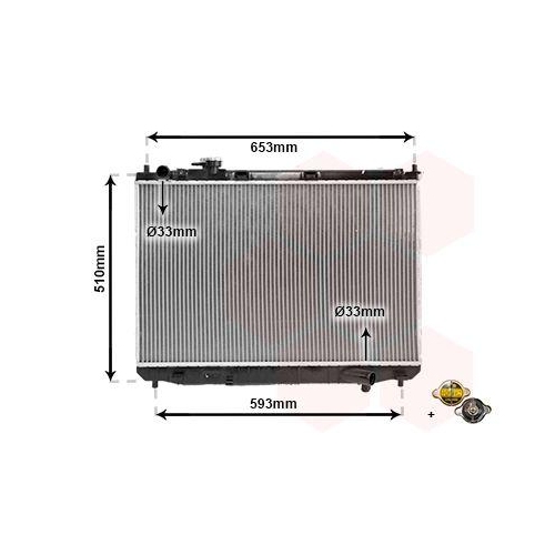 VAN WEZEL K&uuml;hler, Motork&uuml;hlung *** IR PLUS *** 83002084