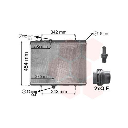 VAN WEZEL K&uuml;hler, Motork&uuml;hlung *** IR PLUS *** 09012706