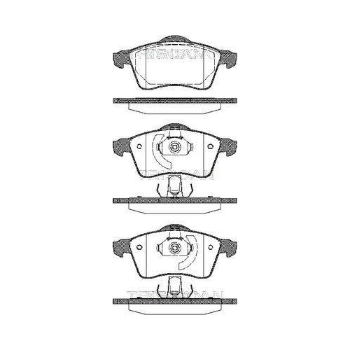TRISCAN Bremsbelagsatz, Scheibenbremse 8110 29013