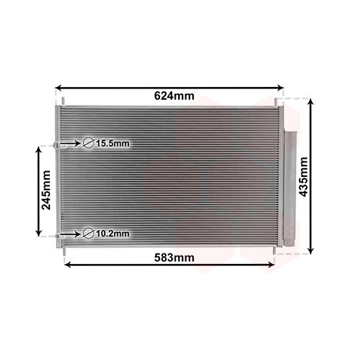 VAN WEZEL Kondensator, Klimaanlage 53005405