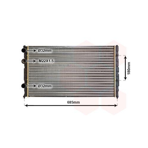 VAN WEZEL Kühler, Motorkühlung 49002031